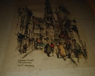 195. RARE painting  $25 