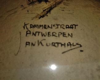 SIGNATURE ON PAINTIN G