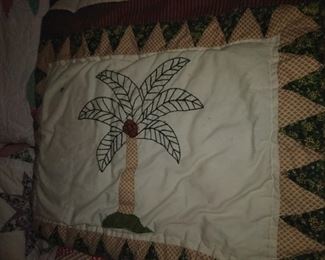 89. hand made quilt $40