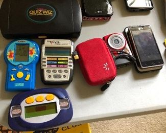 Electronic handheld games, phones, and tablets