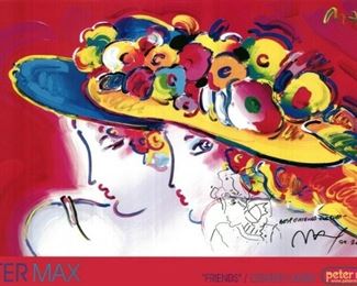 Peter Max FRIENDS WITH HATS