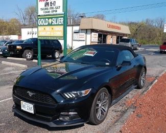 2015 2-Door Convertible Ford Mustang 2.3L EcoBoost - 41,574.6 Miles