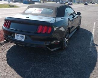 2015 2-Door Convertible Ford Mustang 2.3L EcoBoost - 41,574.6 Miles