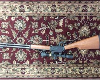 Walther Lever Action .177 Cal Back Pellet Rifle with BSA Scope