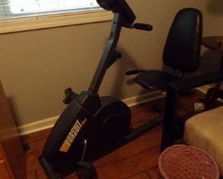 exercise bike, can hang clothes on it