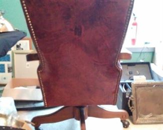 Leather office chair $175.00