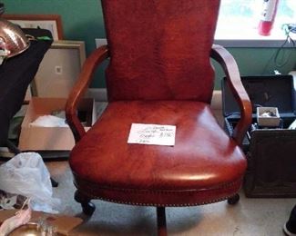 Leather office chair $175.00