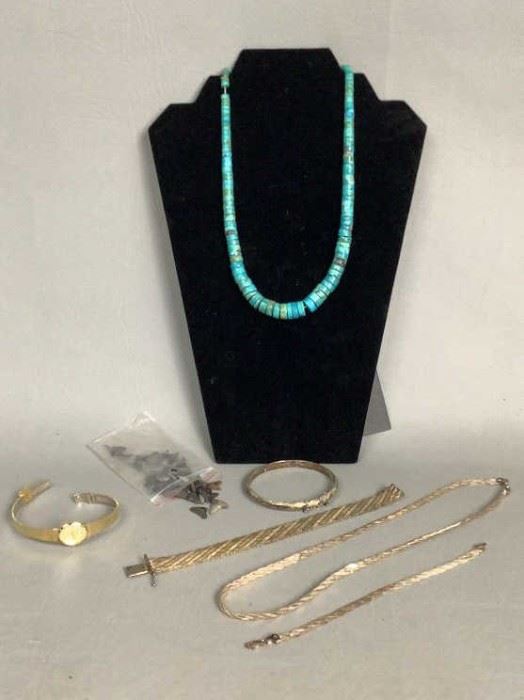 TURQUOISE AND SILVER JEWELRY 