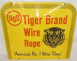 31X26 USS TIGER BRAND WIRE ROPE SIGN