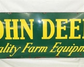 72X24 PORC John Deere DEALER SIGN