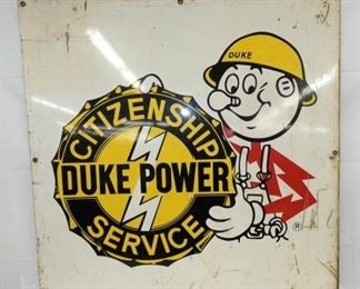 48X48 DUKE POWER SERVICE SIGN