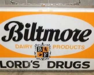 37X60 EMB BILTMORE DRUGS CAN SIGN