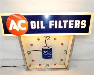 21X16 AC OIL FILTERS CLOCK