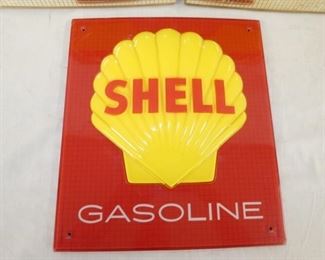 11X12 EMB. HELL GASOLINE PLATE