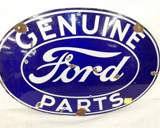 VIEW 3 SIDE 2 PORC FORD PARTS SIGN