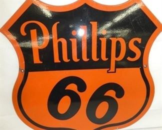 30IN. PORC. PHILLIPS 66 SHIELD SIGN