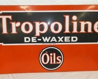 60X28 PORC TROPOLINE OILS SIGN