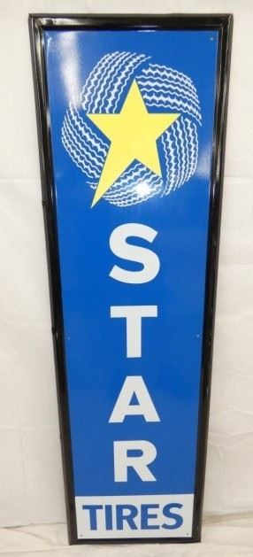 17x60 VERTICAL STAR TIRES SIGN