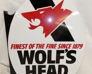 VIEW 3 SIDE 2 WOLF HEAD FLANGE SIGN