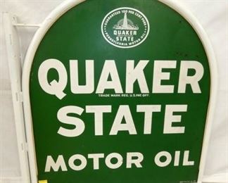 VIEW 3 SIDE 2 QUAKER STATE POLE SIGN