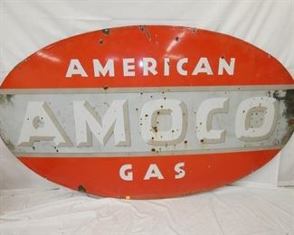96X54 PORC DS AMERICAN AMOCO GAS
