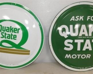 23IN QUAKER STATE BUTTONS