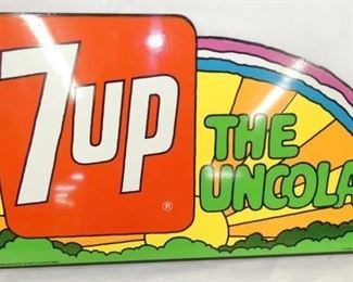24X12 7UP UNCOLA COUNTER SIGN