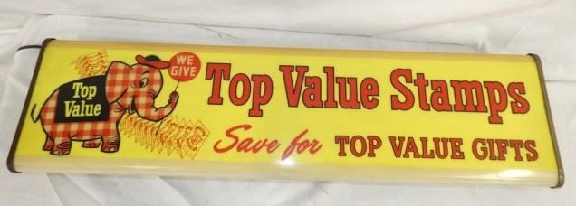 38X11 LIGHTED TOP VALUE STAMPS LIGHT