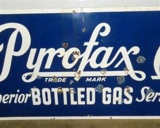VIEW 2 SIDE 2 PYROFAX GAS SIGN