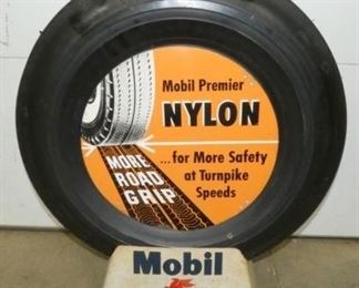MOBIL TIRES DISPLAY W/ TIRE