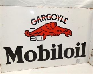 24X16 PORC. MOBILOIL FLANGE W/ GARGOYLE