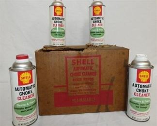 NOS BOX OF SHELL CHOKE CLEANER