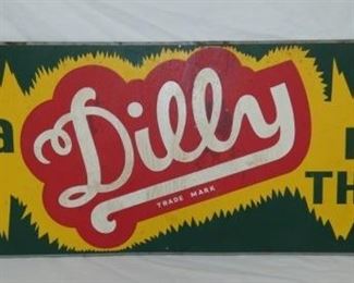 36X20 DILLY SODA SIGN
