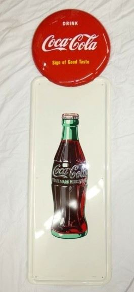 16X54 1949 COCA COLA PILLAR SIGN