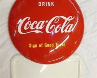 VIEW 3 CLOSEUP COKE PILLAR SIGN BUTTON