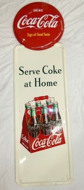 15X54 1947 COKE 6PACK PILLAR SIGN