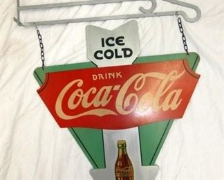 25X36 COCA COLA MASONITE SWINGER SIGN