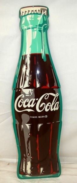 10X36 EMB. 1932 DIE CUT COKE SIGN