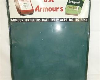 24X36 MORE FARMERS ARMOURS MENU SIGN