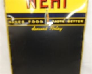 20X28 EMB. NEHI MENU BOARD