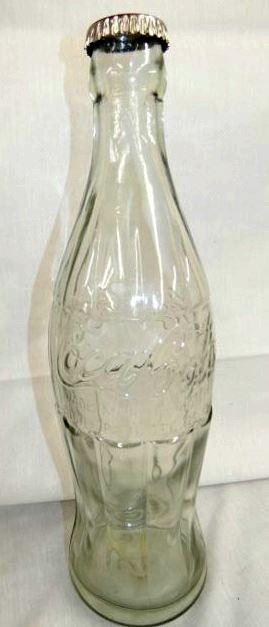 20IN 1923 GLASS COKE BOTTLE DISPLAY