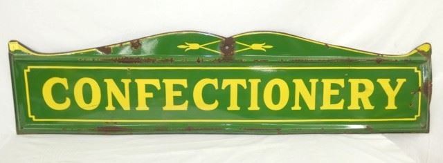 60X15 PORC. CONFECTIONERY SIGN