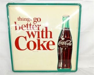 35X35 OLD STOCK BETTER W/ COKE SIGN