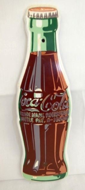 4X12 PORC. COKE BOTTLE SIGN