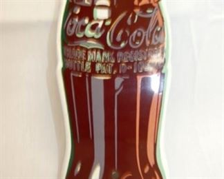 VIEW 3 4X12 PORC. COKE BOTTLE SIGN