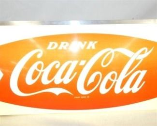 24X11 COKE FISHTAIL LIGHTUP SIGN