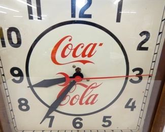 VIEW 2 CLOSEUP 16X16 COKE CLOCK