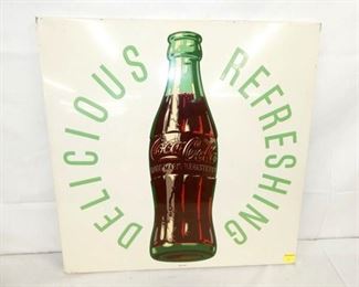 24X24 PORC. 1953 DELICIOUS COKE SIGN