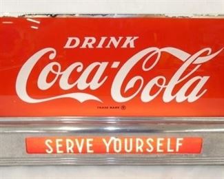 20X9 COKE COUNTER LIGHTUP SIGN