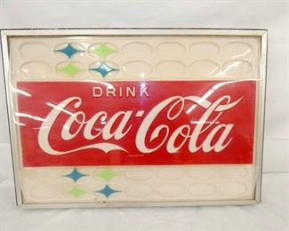 23X33 PLASTIC DRINK COKE INCERT SIGN